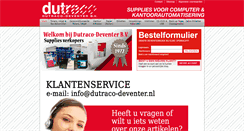 Desktop Screenshot of dutraco-deventer.nl